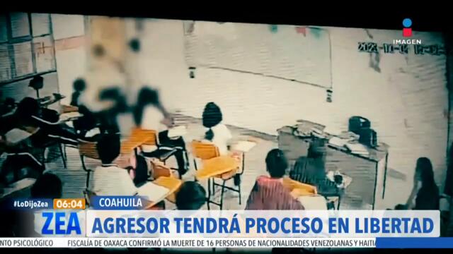 Alumno que apuñaló a su maestra en Coahuila llevará su proceso en libertad