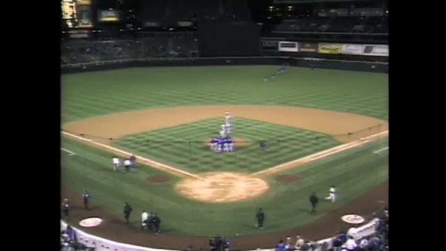 Hideo Nomo hurls a no-hitter against the Rockies in 1996