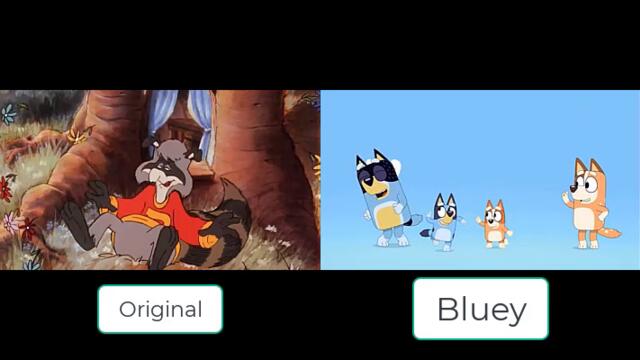 Bluey Intro (The Raccoons Edition) Comparison
