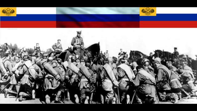 Tsar Nicholas II of Imperial Russia shouting URA in a speech (1910)