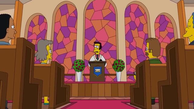 Flanders Turns Into Homer - The Simpsons 35x05