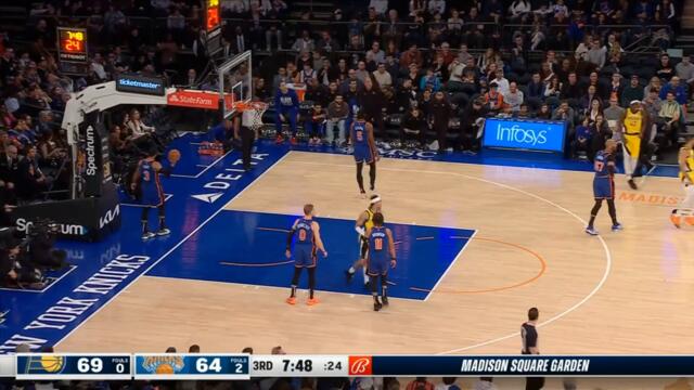 Tyrese Haliburton most insane assist after throwing it off glass to himself 🤯