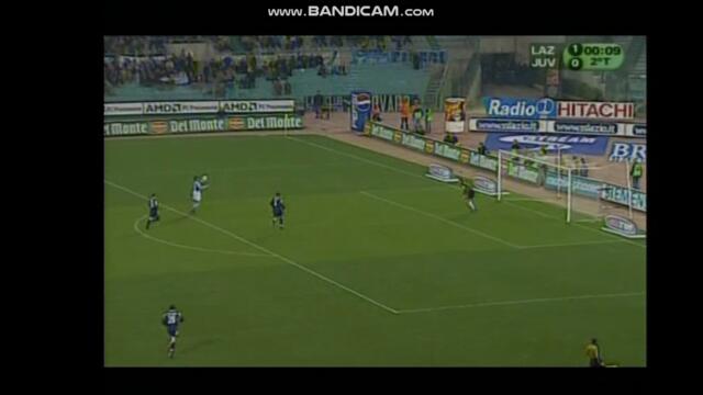 Lazio goal by Crespo