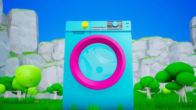 Crazy Dinos vs Magical Washing Machine Adventure at Jurassic Land | Funny Dinosaurs Comedy Cartoons