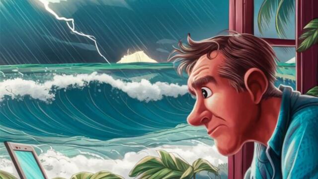 🏖️storm in the Hawaiian Islands #jokes