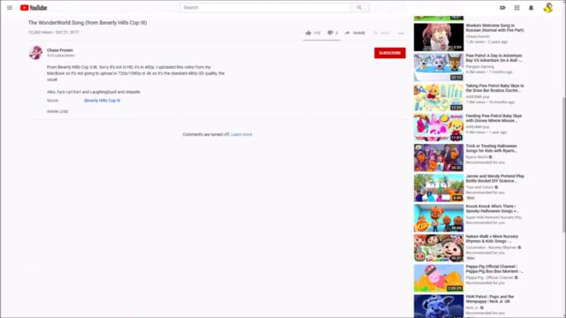 Video clip of R-rated film flagged as _made for kids_ by COPPA (with preschool videos recommended!)