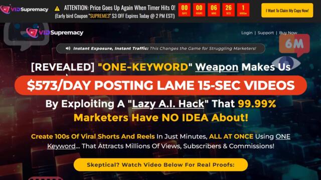 VidSupremacy Review - Legit Vid Supremacy AI App?