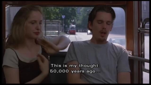 Before Sunrise (clip 6- part2) "Q&A time" -the Problem of Reincarnation