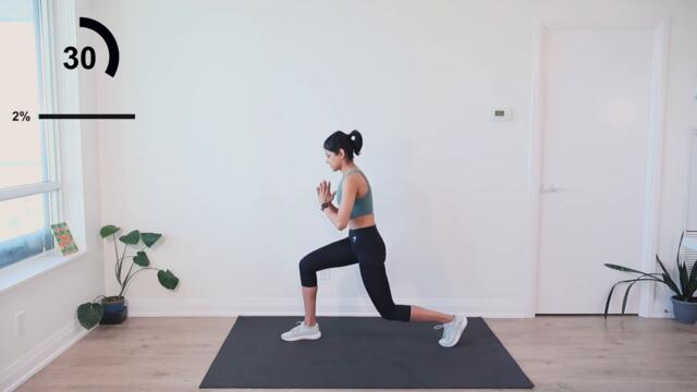 20 MIN Full Body Pilates HIIT Workout - No Equipment, Burn up to 250 calories