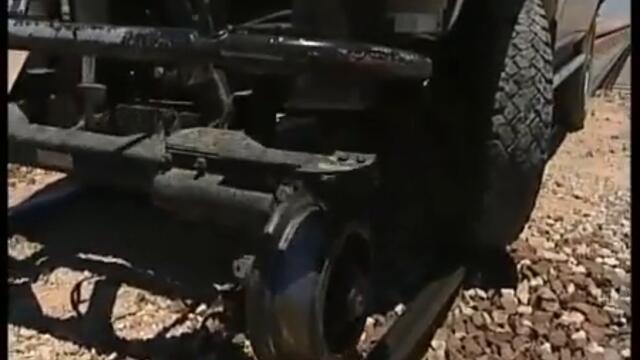 Riding the rails in style   Nullarbor Australia 360p