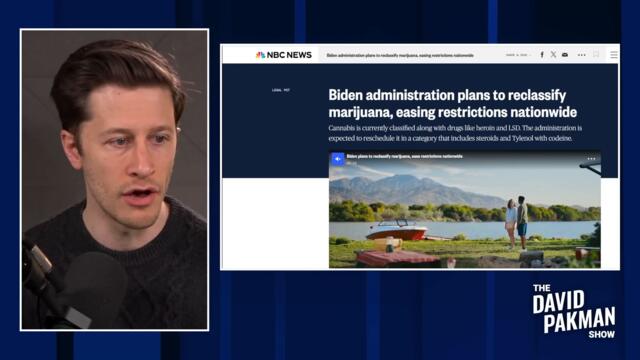 BREAKING: Biden admin will reclassify marijuana off of Schedule I
