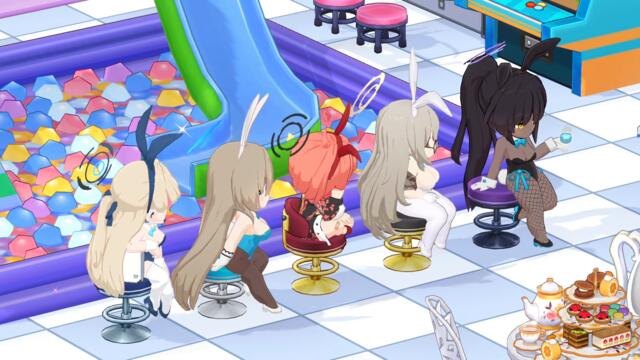 Blue Archive Cafe Bunny Girls