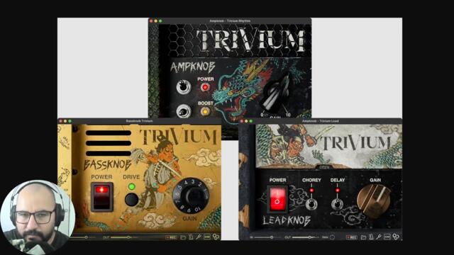 New Pro Bass & Guitar Amp Sims by Bogren Digital - Ampknob Trivium Bundle - Rhythm, Lead & Bass