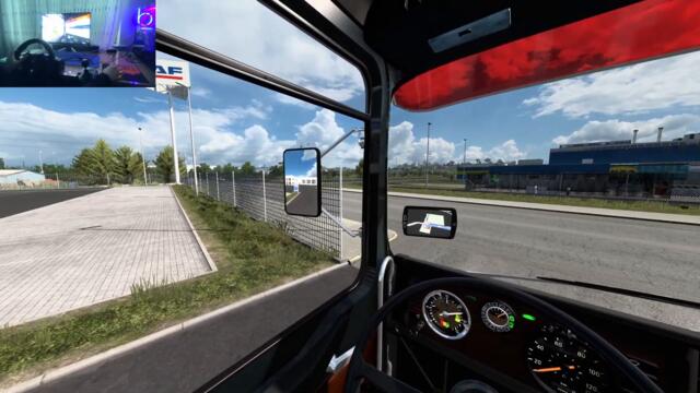 Euro Truck Simulator 2 | Renault Saviem | Steering Wheel Gameplay