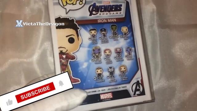 Avengers Endgame Iron Man Funko Pop! Unboxing | Marvel Tony Stark with Gauntlet Exclusive