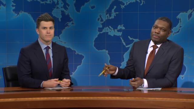 Weekend Update: Colin Jost and Michael Che Swap Jokes for Season 49 Finale - SNL