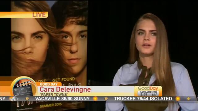 Cara Delevingne Talks About 'Paper Towns'