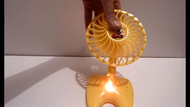 Excelente Ventilador Portatil Mickey   Kitty 720p