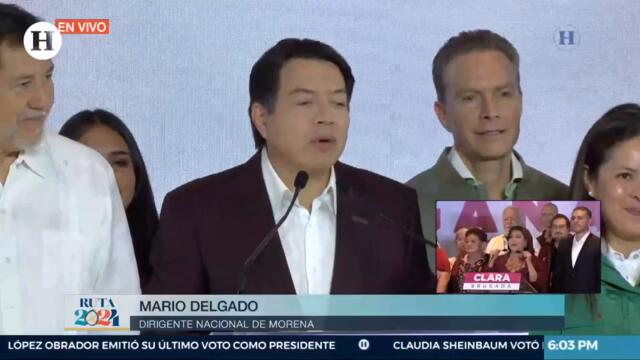 Morena triunfa en CDMX, Jalisco y Veracruz, según encuestas presentadas por Mario Delgado
