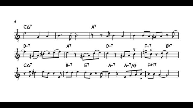 After You've Gone - Erwin Michael Transcription