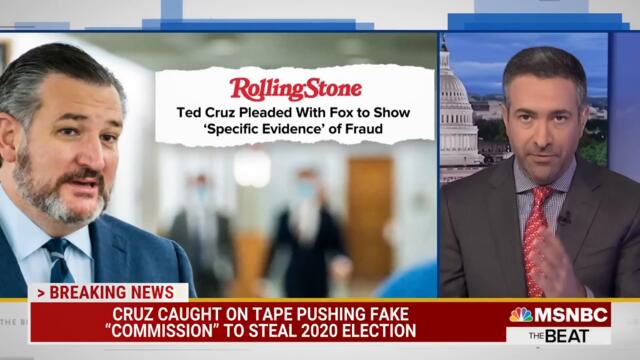 Ted Cruz caught on tape plotting Jan. 6 Coup: Ari Melber exclusive