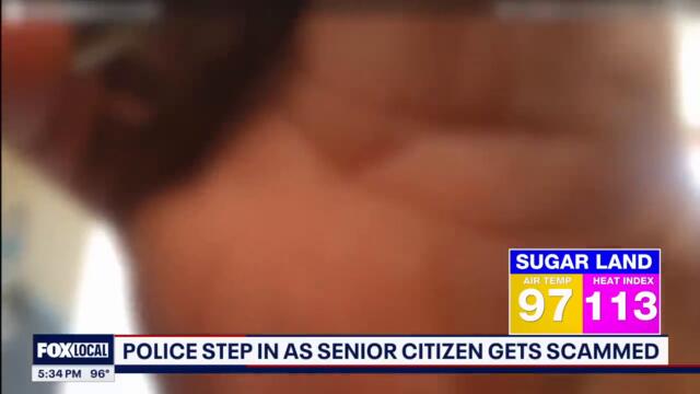 Texas police officer STOPS elderly woman from sending $40,000 to scammer!