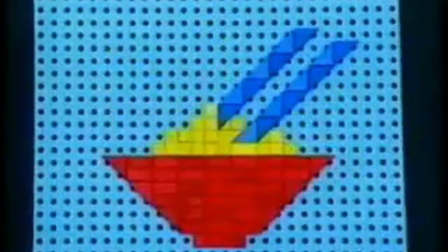 MTV play tiles Ident. stop frame animation