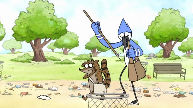 Парк шоу сезон 6 епизод 6 - Вдигни с гърба си