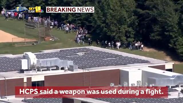 Armed fight at Joppatowne High School leads to evacuation