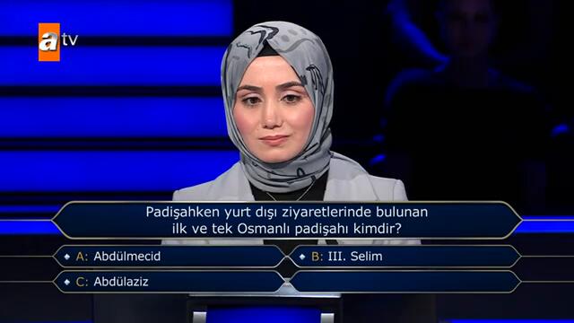 Zeynep Yılmaz son anda doğru cevabı vermekten vazgeçti... - Kim Milyoner Olmak İster? 1105. Bölüm
