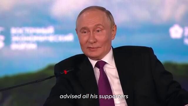 Vladimir Putin gets behind Kamala Harris for president | USA TODAY