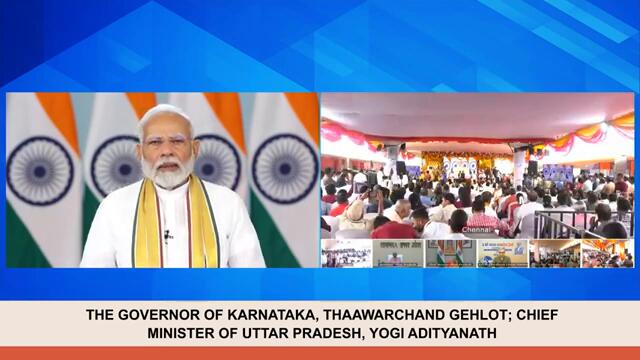 PM Modi's speech during flagging off three Vande Bharat trains| English Subtitles