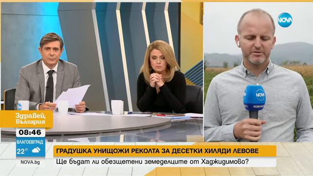 Последствия от градушките: Унищожена е реколта за десетки хиляди левове