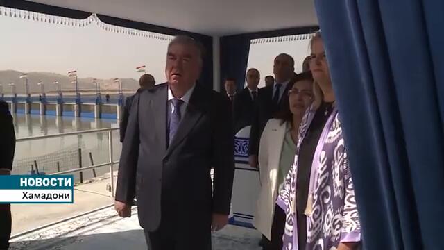 Президент посетил водоотстойник в районе Мир Сайид Али Хамадони.