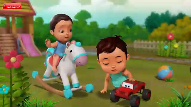 আম পাতা জোড়া জোড়া-Aam Pata Jora Jora | Bengali Rhymes for Children | Infobells #bengalirhymes