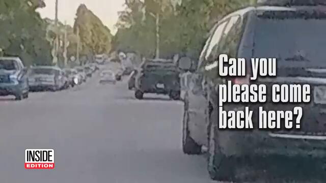 Cyclist Lands on His Feet After Being Hit by Car