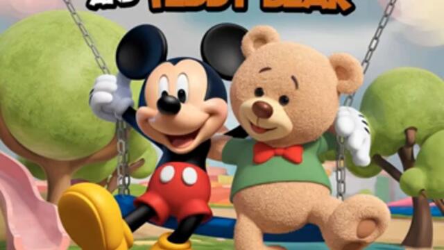 Mickey Mouse and Teddy Bear