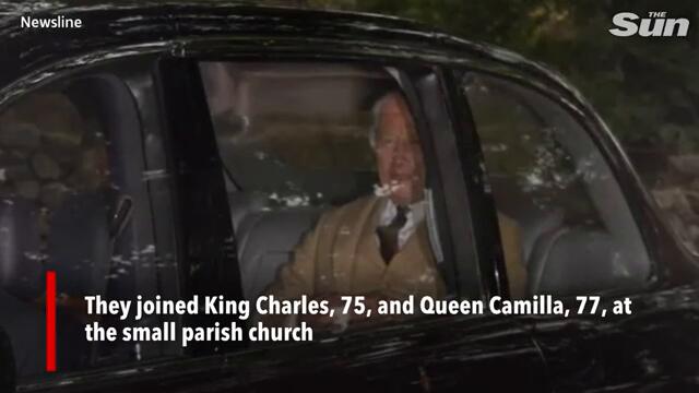 Princess Kate spotted for first time since cancer update as she drives to church with William