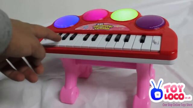 WWW.TOYLOCO.CO.UK 3D Electronic Organ  9016 Demo