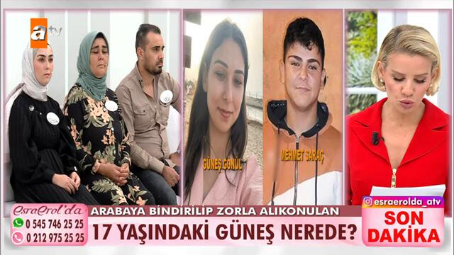 17 yaşındaki Güneş'i oğlum Mehmet kaçırdı!  - Esra Erol'da 30 Eylül 2024 @EsraErolatv