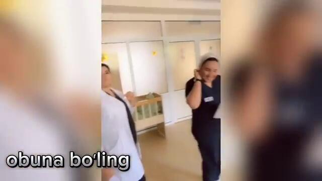 АЗИЗ РАМЕТОВ КИЗЛИ БУЛДИ.ОТАСИНИ РЕАКСИЯСИНИ КУРИНГ