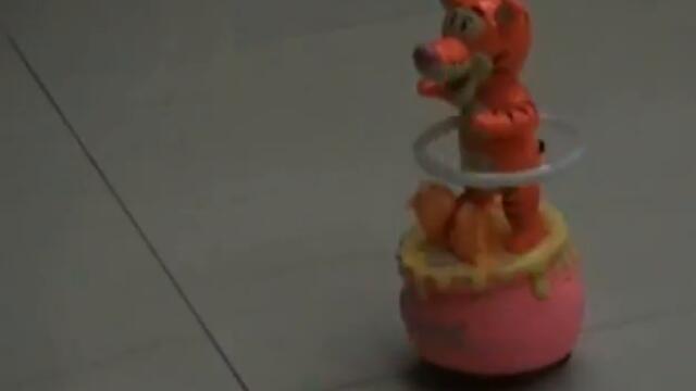 Hula Hoop Dancing Tiger Toy With Flashing Lights & Exciting Music! New Arrival!