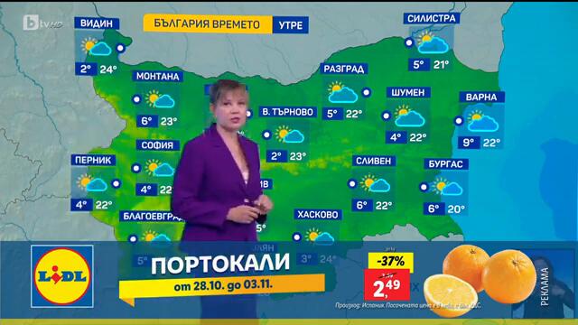 BTV Времето (27.10.2024 г. – централна емисия)