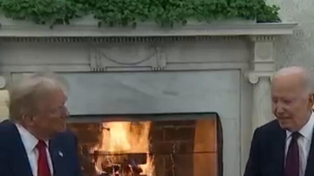 President Joe Biden and President-Elect Donald Trump meet at White House (Via: NBC) #politics