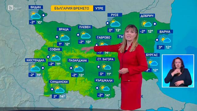 BTV Времето (18.11.2024 г. – централна емисия)