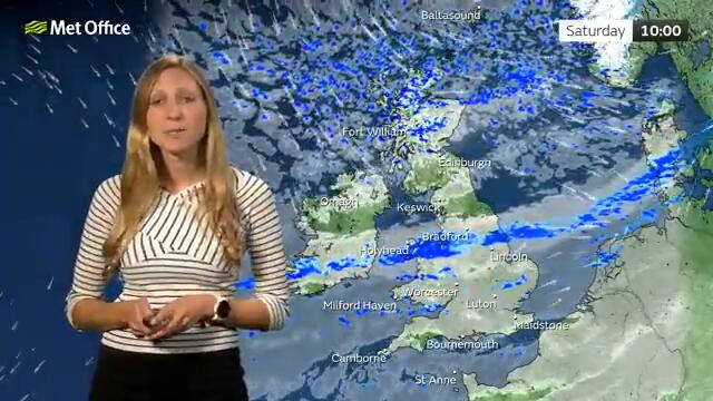 16/11/24 – Blustery showers in the north – Morning Weather Forecast UK – Met Office Weather
