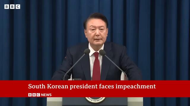 Calls for South Korea's President Yoon to resign | BBC News