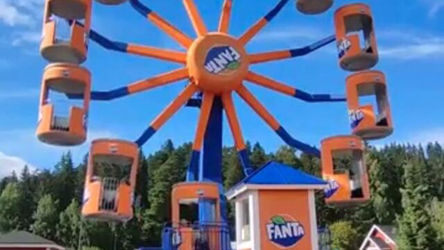 fanta maailmanpyörä�� #maailmanpyörä #kesä #summer #amusementpark #ride 360p