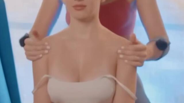 Красиво момиче получава масаж ЧАСТ 5