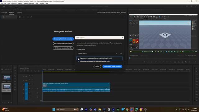 Create Captions & Automatic Subtitles | Premiere Pro (2025) 🎬